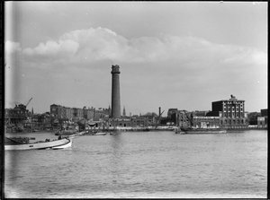 Shot Tower and Lead Works, Belvedere Road, Lambeth, Greater London Authority, 1936. od Charles William Prickett