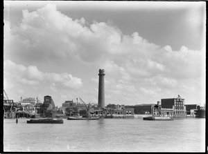 Shot Tower and Lead Works, Belvedere Road, Lambeth, Greater London Authority, 1936. od Charles William Prickett