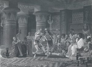 Zábava ve starověkém Egyptě, 1876. od Charles William Sharpe