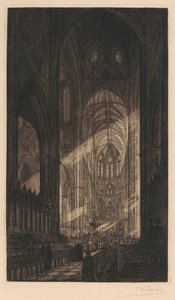 Westminsterské opatství od Charles William Sherborn
