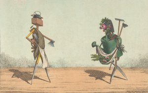 Implements Animated, Pl. 1, Věnováno tesařům a zahradníkům Velké Británie, 1811. od Charles Williams