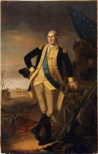 George Washington po bitvě u Princetonu od Charles Willson Peale