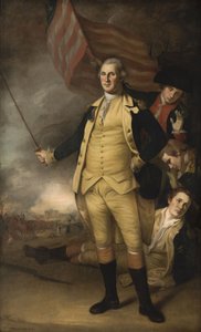 George Washington v bitvě u Princetonu od Charles Willson Peale