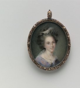 Paní Charlese Willsona Pealea (Rachel Brewerová) od Charles Willson Peale