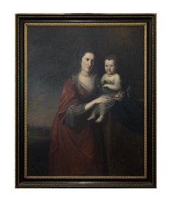 Paní Mary Norris Dickinsonová a její dcera od Charles Willson Peale