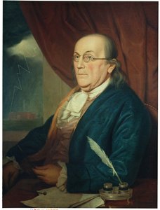 Portrét Benjamina Franklina (1706-90) 1789