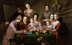 Rodina Pealeových, asi 1771-73 (olej na plátně)