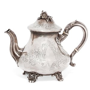 Viktoriánský čajník, 1849 od Charles and Storer Reily