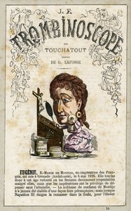 Eugenie de Montijo, přední strana obálky "Le Trombinoskop" no. 10, 1871