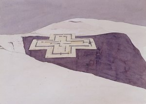 Giorgis III, Lalibela, Etiopie, 1996 (wc na papíře)