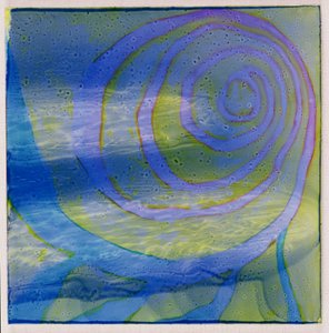 Boodhoo Lagoon, 2000 (olej na gesso) od Charlotte Johnstone