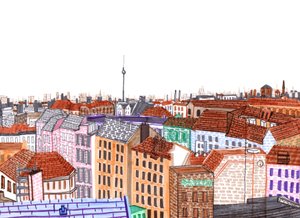 Berlín, 2017 (štětce) od Charlotte Orr