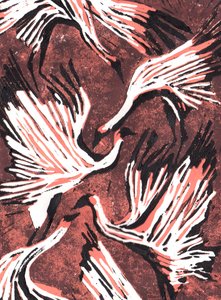 Flamingos, 2021 od Charlotte Orr