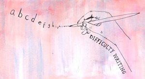 Parkinsonova ilustrace, 2019 (inkoust a akvarel) od Charlotte Orr