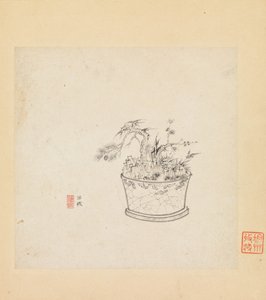 Různé studie, jeden list z roku 1619. od Chen Hongshou