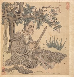 Obrazy podle starých mistrů: A Lohan [po Kuan-hsiu], 1598-1652. od Chen Hongshou