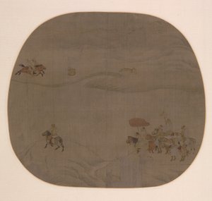 Podzimní lov, c. 1201-4. od Chen Juzhong