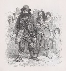 Cikáni z The Complete Works of Béranger, 1836. od Cherrier