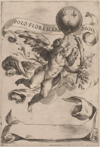 Génius s erbem Medicejských, 1605.