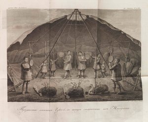 Ilustrace z Cesty kapitána Billingsa po Čukotce... od Gavriila Sarycheva, 1811. od Chesky