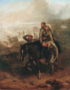 Poručík William George Cubitt (1835-1903) získal Viktoriin kříž v Lucknow během indické vzpoury dne 30. června 1857, kolem roku 1860