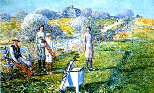 Golfová hra od Childe Frederick Hassam