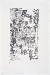 Avenue of the Allies, City Street (5th Ave) od Childe Frederick Hassam