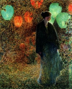 Červencová noc od Childe Frederick Hassam