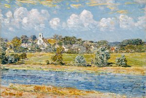 Krajina v Newfields, New Hampshire od Childe Frederick Hassam