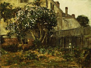 Lilac time, cca 1884 (olej na plátně) od Childe Frederick Hassam