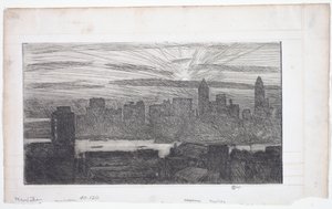 Manhattan od Childe Frederick Hassam