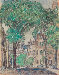 Mount Vernon Street, Boston od Childe Frederick Hassam