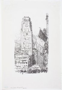 Kytice z New Yorku od Childe Frederick Hassam