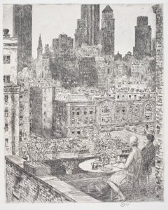 New York Spring od Childe Frederick Hassam