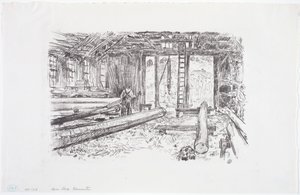 Spar Shop, Gloucester od Childe Frederick Hassam