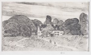 Lví Gardiner Manor od Childe Frederick Hassam