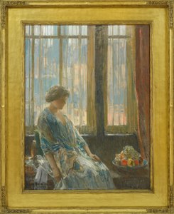New York Window od Childe Frederick Hassam