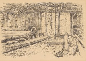 Obchod Spar, Gloucester od Childe Frederick Hassam