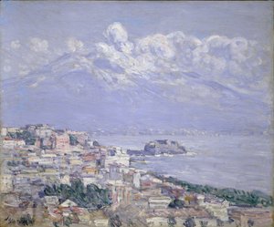 Vesuv od Childe Frederick Hassam