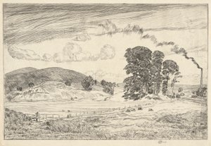 Danbury Hills, 1920 od Childe Hassam