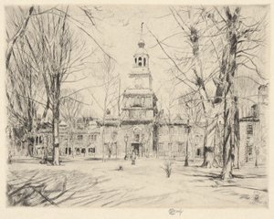 Independence Hall, Philadelphia, 1926 od Childe Hassam