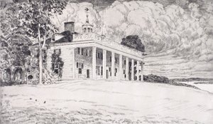 Mount Vernon od Childe Hassam