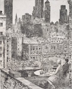 New York, jaro 1931 od Childe Hassam