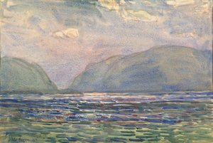 Poledne nad Newburghem od Childe Hassam