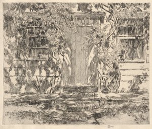 Old Doorway, Easthmapton, 1920 od Childe Hassam