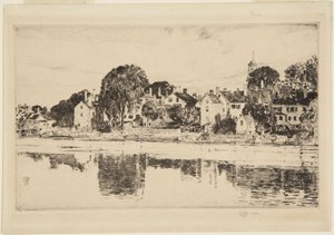 The Chimneys, Portsmouth, 1915 od Childe Hassam