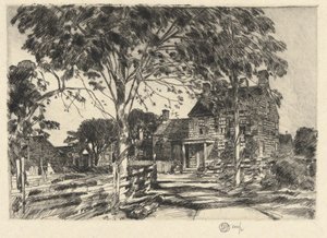 Walt Whitman od Childe Hassam
