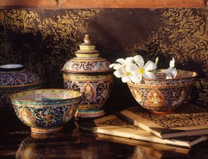Bencharong pottery (keramika) od Chinese School