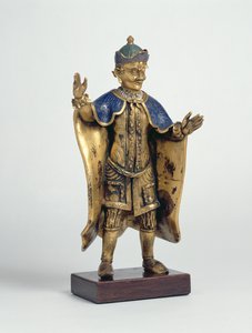 Cizinec s nataženýma rukama (cloisonne smalt) od Chinese School