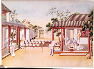 Výroba porcelánu (wc na papíře) od Chinese School